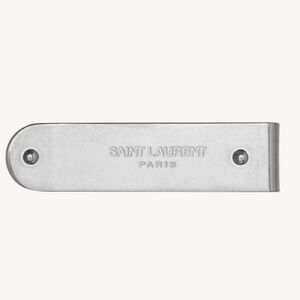Saint Laurent Metallic money clip Accessory